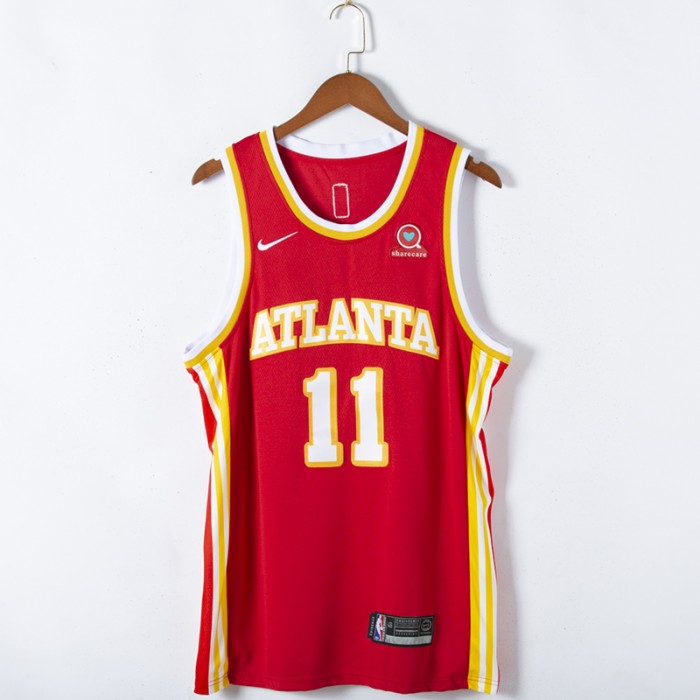 Eagle Atlanta Hawks 11 2021 Red jersey-6154131