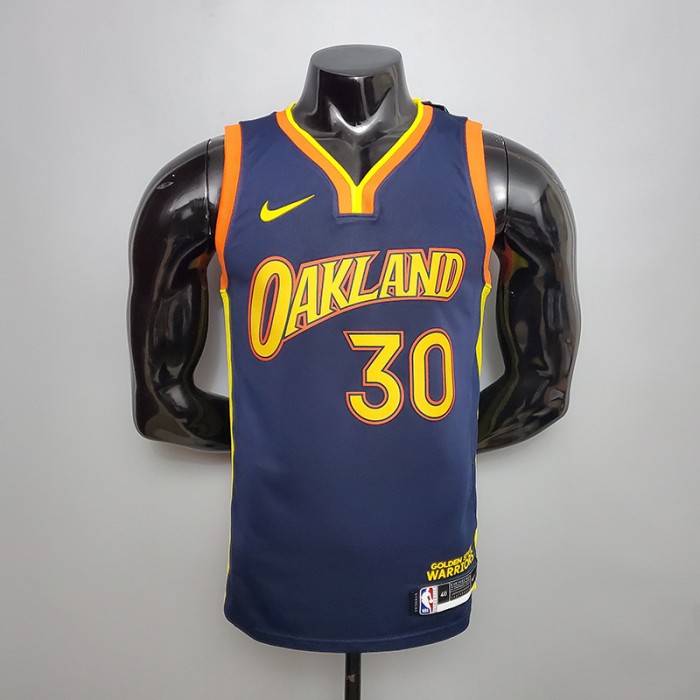 New Warriors CURRY#30 City Edition Royal Blue-6786933