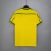 Retro Brazil 1998 home version short sleeve training suit