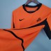 Retro Netherlands 2002 home version short sleeve training suit