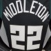 MIDDLETON#22 Bucks Black NBA jersey