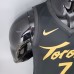 2021 season LOWRY#7 Raptors black gold NBA Jersey