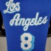 2021 Bryant #8 Lakers Retro Blue NBA Jersey