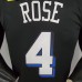 ROSE 4 Knicks City Edition Black NBA Jersey 9439576