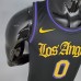 2021 KUZMA 0 Los Angeles Lakers Black Latin Black NBA Jersey 8719350