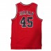 Chicago Bulls 45 Jordan Retro Red NBA Jersey 9063452