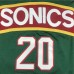 Seattle SuperSonics 20 Green NBA Jersey 5626108