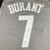 Brooklyn Nets 7 Gray NBA Jersey 120123