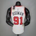 ROOMAN 91 Chicago Bulls white NBA jersey 4860148