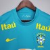 2021 Brazil Training Suit Blue Jersey version short sleeve-4820226