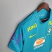 2021 Brazil Training Suit Blue Jersey version short sleeve-4820226