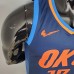 GEORGE#13 Thunder Blue Stripes NBA Jersey-1819832