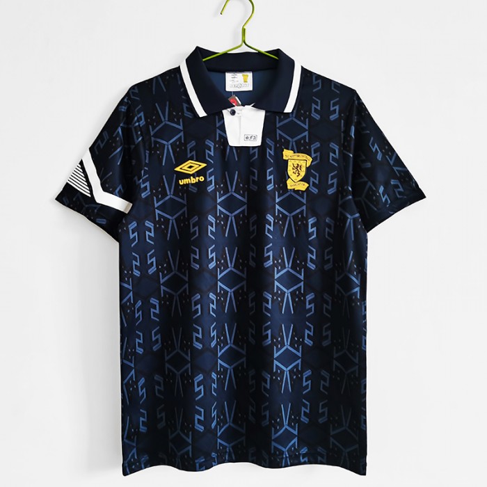 Retro 1992 93 Scotland home Jersey version short sleeve 6548492