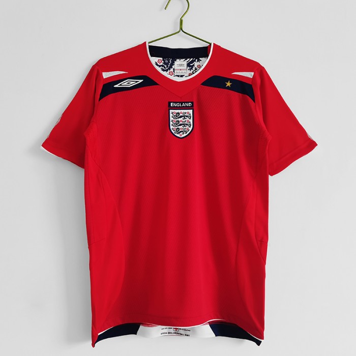 Retro 2008 10 England away Jersey version short sleeve 352461