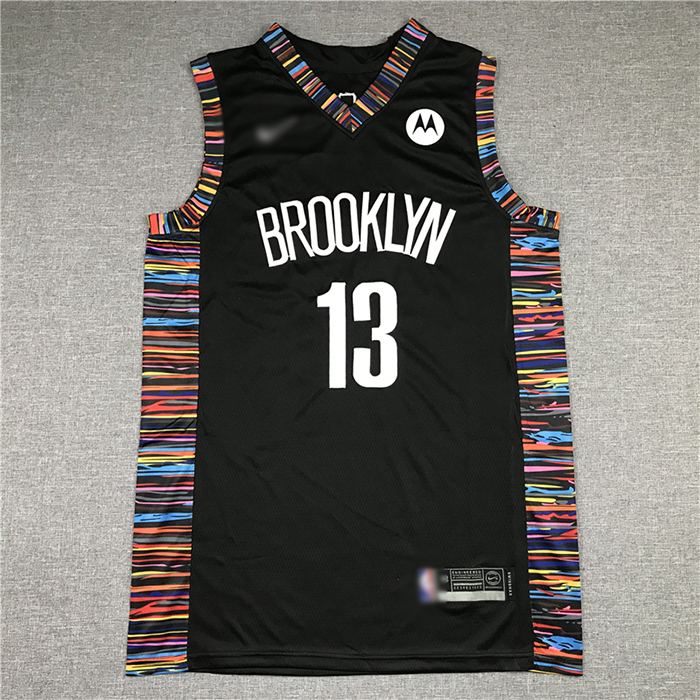 Brooklyn Nets 13 Black City Edition NBA Jersey 1009522