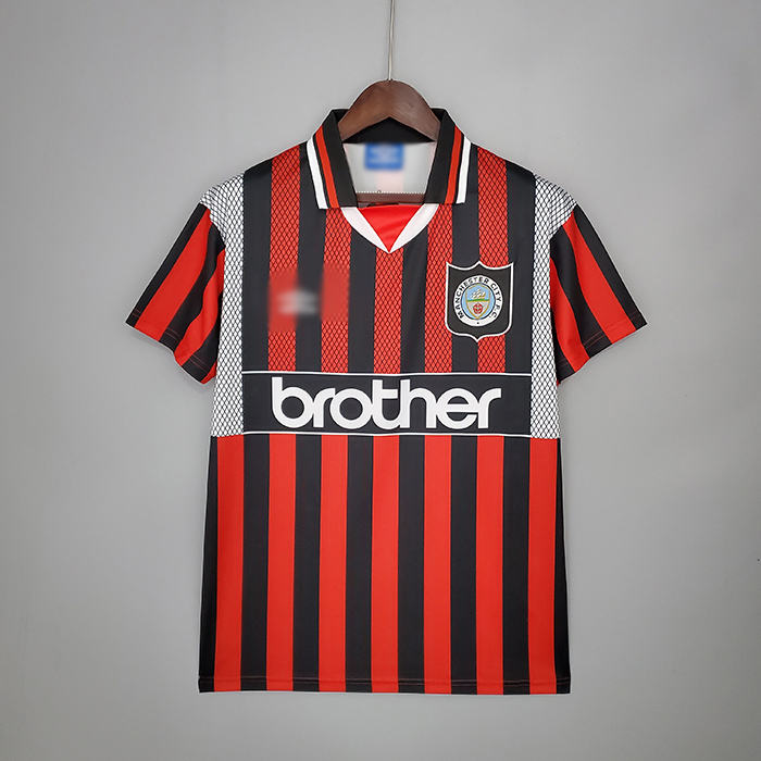 Retro 94 96 Manchester City away Jersey version short sleeve 9767472