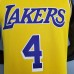 Los Angeles Lakers Rondo#4 Crew Neck Yellow NBA Jersey-6935404