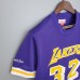 Mitchellness Los Angeles Lakers Purple No. 32 Johnson Retro Mesh Short Sleeve-2298694