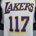 75th Anniversary master chief#117 Los Angeles Lakers White X-BOX Joint White NBA Jersey-3659486