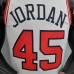 75th Anniversary Jordan #45 Chicago Bulls White NBA Jersey-8173748