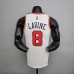 75th Anniversary LaVine #8 Chicago Bulls White NBA Jersey-5131332