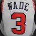 75th Anniversary Wade #3 Chicago Bulls White NBA Jersey-8631979
