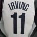 75th Anniversary IRVING#11 Brooklyn Nets White NBA Jersey-2248091