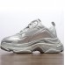 Balenciaga Triple S Sneaker 17FW ins Running Shoes-All Silver-2501872