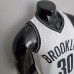 75th Anniversary Curry #30 Brooklyn Nets White NBA Jersey-5687275