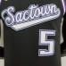 2022 Season Fox #5 Sacramento Kings City Edition Black NBA Jersey-8687222