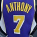 75th Anniversary Anthony #7 Los Angeles Lakers Jordan Purple NBA Jersey-8941144