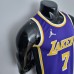 75th Anniversary Anthony #7 Los Angeles Lakers Jordan Purple NBA Jersey-8941144