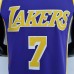 75th Anniversary Anthony #7 Los Angeles Lakers Jordan Purple NBA Jersey-8941144