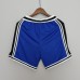 2022 New York Knicks NBA US Training Shorts Blue Black-5734129