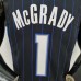 75th Anniversary McGrady #1 Orlando Magic Black NBA Jersey-8987746