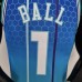 2022 BALL#1 Charlotte Hornets City Edition Blue NBA Jersey-1061469