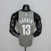 75th Anniversary Harden #13 Brooklyn Nets City Edition Gray NBA Jersey-1059270