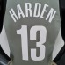 75th Anniversary Harden #13 Brooklyn Nets City Edition Gray NBA Jersey-1059270
