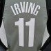 75th Anniversary Irving #11 Brooklyn Nets City Edition Gray NBA Jersey-4049319