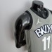 75th Anniversary Irving #11 Brooklyn Nets City Edition Gray NBA Jersey-4049319