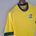 Retro Brazil 1970 home Jersey version short sleeve-7533683