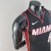 75th Anniversary Miami Heat JAMES #6 black NBA Jersey-8427709