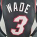 75th Anniversary Miami Heat WADE #3 black NBA Jersey-3099036