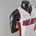 75th Anniversary Miami Heat JAMES #6 White NBA Jersey-7889077