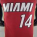 75th Anniversary Miami Heat Jordan HERRO#14 Burgundy NBA Jersey-8989509