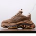Balenciaga Triple S Sneaker 17FW ins Running Shoes-Brown-9644718