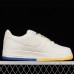 Air Force 1'07 Low Running Shoes-White/Yellow-3469601