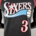 Retro Philadelphia 76ers Iverson #3 big meteor black NBA Jersey-5690504