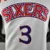 Rookie Philadelphia 76ers Iverson #3 white NBA Jersey-7028514