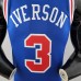 Retro Philadelphia 76ers Iverson #3 crew neck blue NBA Jersey-5541909